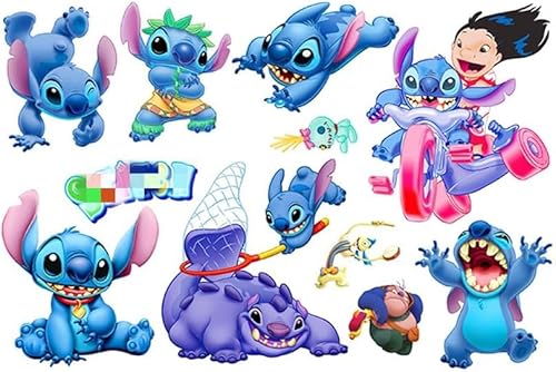 Aufkleber Stitch Kinderzimmer Stitch 3D-Effekt Stitch Ultimate Wandtattoo Wandsticker Stitch Wandaufkleber Stitch von NvWang