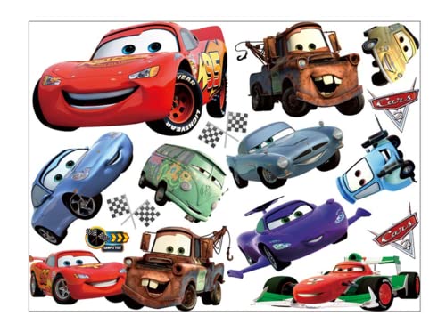 Cars 3D Aufkleber Cars Wandtattoo Cars Wandaufkleber Cars Wandsticker Cars Wandtattoo Cars Kinderzimmer Dekoration Abnehmbare Aufkleber Wall Stickers Cars von NvWang