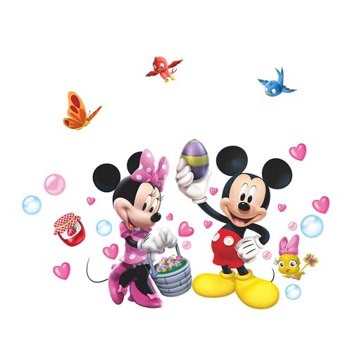 Wandtattoo Mickey Mouse Wandaufkleber Mickey und Minnie Wandsticker Mickey Maus Wandsticker Kinderzimmer Micky Mouse Aufkleber Wanddeko Wandtattoos Mickey Mouse von NvWang
