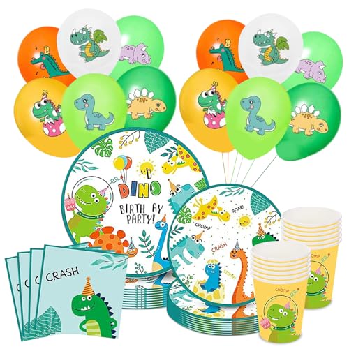 Dino Geburtstag Deko Pappteller Kindergeburtstag Partygeschirr, Geburtstagsteller Dinosaurier Geburtstagsdeko Jungen Party Geschirrset Becher Servietten Dino Party Deko Einweggeschirr Set 20 Gäste Dino Geburtstag Deko Pappteller Kindergeburtstag Partygeschirr, Geburtstagsteller Dinosaurier Geburtstagsdeko Jungen Party Geschirrset Becher Servietten Dino Party Deko Einweggeschirr Set 20 Gäste von Nvseaty