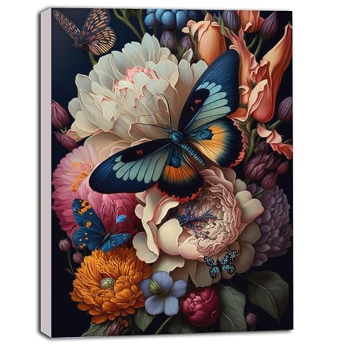 Nvseaty Malen nach Zahlen Erwachsene, Bastelset Erwachsene Jugendliche Paint by Numbers Adult Malen nach Zahlen Blumen Schmetterling für Kinder Mädchen Ohne Rahmen Haus Dekoration Kreativ Set DIY Set Nvseaty Malen nach Zahlen Erwachsene, Bastelset Erwachsene Jugendliche Paint by Numbers Adult Malen nach Zahlen Blumen Schmetterling für Kinder Mädchen Ohne Rahmen Haus Dekoration Kreativ Set DIY Set von Nvseaty