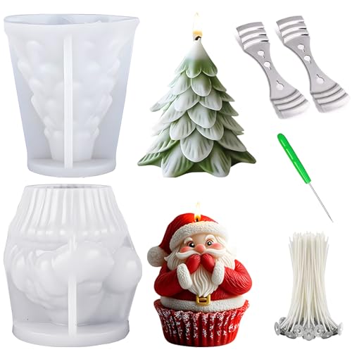 Weihnachtsformen Silikon für Kerzen Weihnachtsmann Santa Claus Form Nikolaus Giessform DIY Basteln Kerzenherstellung Handmade Festliche Deko Geschenkidee für Weihnachtsdekoration Weihnachtsformen Silikon für Kerzen Weihnachtsmann Santa Claus Form Nikolaus Giessform DIY Basteln Kerzenherstellung Handmade Festliche Deko Geschenkidee für Weihnachtsdekoration von Nvseaty