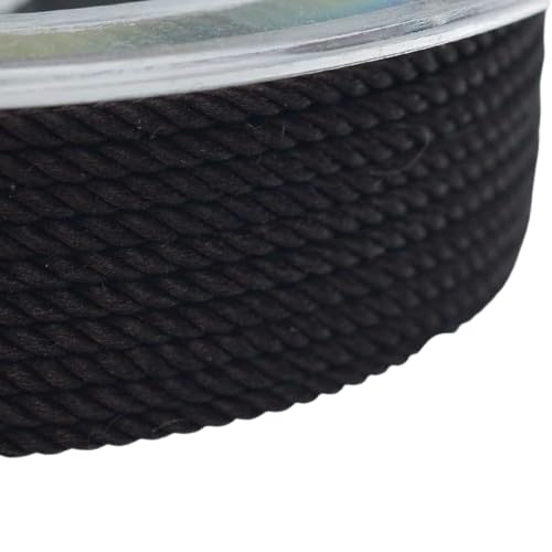 Nvzi 1,5 mm gedrehtes Seil Mailänder Schnur Perlenfäden geeignet für DIY Armband Halskette geflochtenes Seil Schmuckherstellung Schnur Armband Seil AI von Nvzi