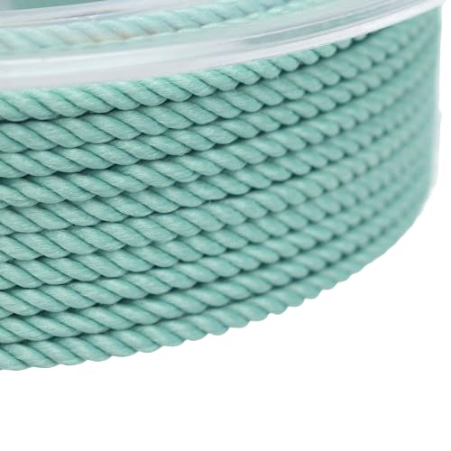 Nvzi 1,5 mm gedrehtes Seil Mailänder Schnur Perlenfäden geeignet für DIY Armband Halskette geflochtenes Seil Schmuckherstellung Schnur Armband Seil -X von Nvzi