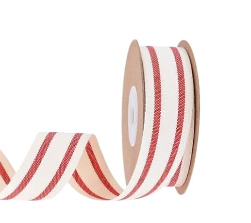 Nvzi 2 Rollen 9,1 m Weihnachtsband, Stoffband für Geschenkverpackungen, Weihnachtsbaumdekoration, Heim- und Weihnachtsdekorationen für drinnen und draußen, Stil E Nvzi 2 Rollen 9,1 m Weihnachtsband, Stoffband für Geschenkverpackungen, Weihnachtsbaumdekoration, Heim- und Weihnachtsdekorationen für drinnen und draußen, Stil E von Nvzi