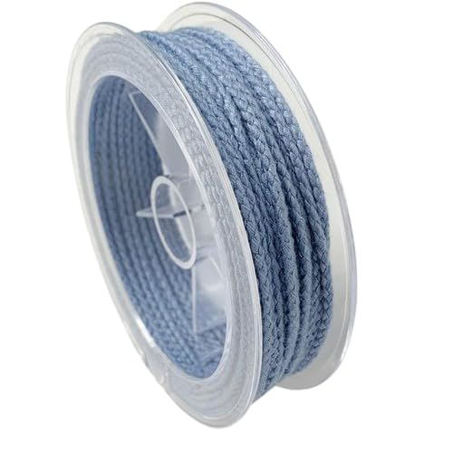 Nvzi 2 mm Drachenschuppen-Seil, Baumwollseil, gewebte Baumwollschnur für selbstgemachte Seile, Perlenseile, Quasten, gestrickte Knoten-Armbänder und Anhängerseile, Blau B Nvzi 2 mm Drachenschuppen-Seil, Baumwollseil, gewebte Baumwollschnur für selbstgemachte Seile, Perlenseile, Quasten, gestrickte Knoten-Armbänder und Anhängerseile, Blau B von Nvzi