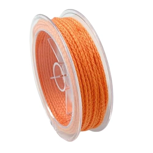 Nvzi 2 mm Drachenschuppen-Seil, Baumwollseil, gewebtes Baumwollseil für selbstgemachte Seile, Perlenseile, Quasten, gestrickte Knoten-Armbänder und Anhängerseile, Orange Nvzi 2 mm Drachenschuppen-Seil, Baumwollseil, gewebtes Baumwollseil für selbstgemachte Seile, Perlenseile, Quasten, gestrickte Knoten-Armbänder und Anhängerseile, Orange von Nvzi