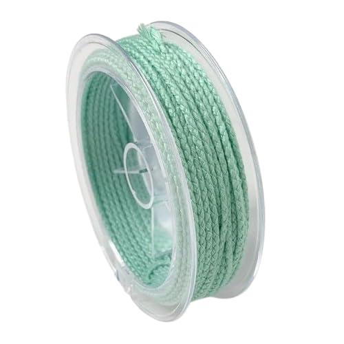 Nvzi 2 mm Drachenschuppen-Seil, Baumwollseil, gewebtes Baumwollseil für selbstgemachte Seile, Perlenseile, Quasten, gestrickte Knoten-Armbänder und Anhängerseile, grün Nvzi 2 mm Drachenschuppen-Seil, Baumwollseil, gewebtes Baumwollseil für selbstgemachte Seile, Perlenseile, Quasten, gestrickte Knoten-Armbänder und Anhängerseile, grün von Nvzi