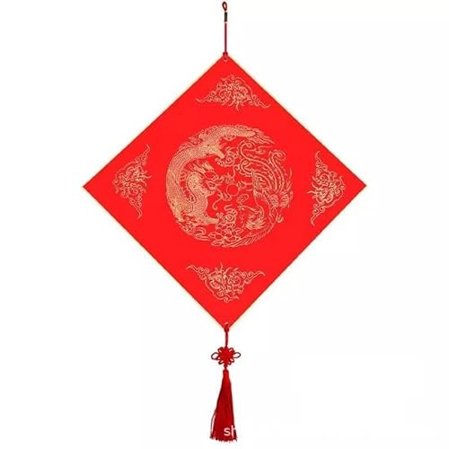 Nvzi 4 Stück chinesisches Neujahrs-Paar-Paar, hängende Dekorationen, Frühlingsfest 2024, Fu Charakter, blanko, rote Papierquasten, das Jahr des chinesischen Knotens, Festival-Dekorationen, D Nvzi 4 Stück chinesisches Neujahrs-Paar-Paar, hängende Dekorationen, Frühlingsfest 2024, Fu Charakter, blanko, rote Papierquasten, das Jahr des chinesischen Knotens, Festival-Dekorationen, D von Nvzi