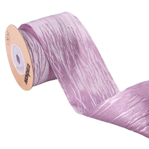 Nvzi 9,1 m langes Stoffband, seidenähnlich, zerknitterte Bänder, für Geschenkverpackungen, Korb, Kränze, Schleifen, Heimveranstaltungen, Dekoration, Weihnachtsbaumspitze, Schleifen, A23 Nvzi 9,1 m langes Stoffband, seidenähnlich, zerknitterte Bänder, für Geschenkverpackungen, Korb, Kränze, Schleifen, Heimveranstaltungen, Dekoration, Weihnachtsbaumspitze, Schleifen, A23 von Nvzi
