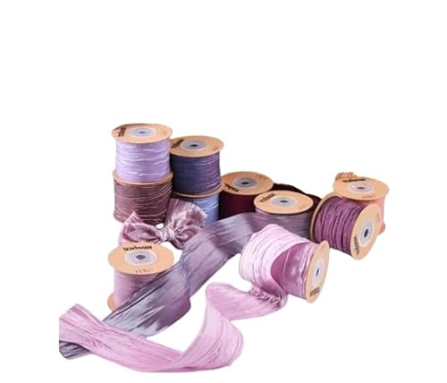 Nvzi 9,1 m langes Stoffband, seidenähnlich, zerknitterte Bänder, für Geschenkverpackungen, Korb, Kränze, Schleifen, Heimveranstaltungen, Dekoration, Weihnachtsbaumspitze, Schleifen, A44 Nvzi 9,1 m langes Stoffband, seidenähnlich, zerknitterte Bänder, für Geschenkverpackungen, Korb, Kränze, Schleifen, Heimveranstaltungen, Dekoration, Weihnachtsbaumspitze, Schleifen, A44 von Nvzi