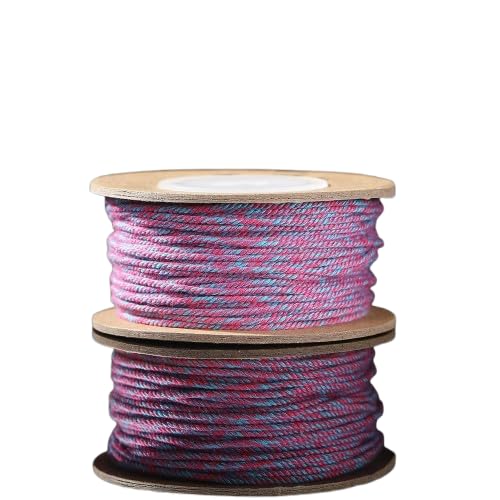 Nvzi A09 Gedrehtes Seil, dekorative Kordel, zum Basteln, 1,2 mm, 2 Stück Nvzi A09 Gedrehtes Seil, dekorative Kordel, zum Basteln, 1,2 mm, 2 Stück von Nvzi