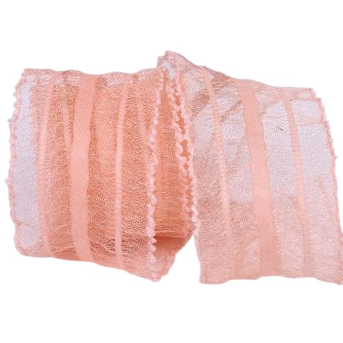 Nvzi Chiffonband, 9,1 m pro Rolle, perfekt für Hochzeitseinladungen, festliche Dekoration und Geschenkverpackungen, Orange / Rosa Nvzi Chiffonband, 9,1 m pro Rolle, perfekt für Hochzeitseinladungen, festliche Dekoration und Geschenkverpackungen, Orange / Rosa von Nvzi