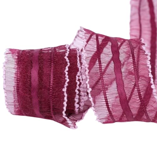 Nvzi Chiffonband, 9,1 m pro Rolle, perfekt für Hochzeitseinladungen, festliche Dekoration und Geschenkverpackungen, Rot Nvzi Chiffonband, 9,1 m pro Rolle, perfekt für Hochzeitseinladungen, festliche Dekoration und Geschenkverpackungen, Rot von Nvzi