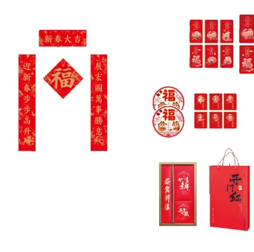 Nvzi Chinesische Neujahrsdekoration, 2025 Mond-Neujahrsdekoration, Filz, Glücksbringer, hängende Ornamente, chinesische Fu-Figuren, chinesische Paare für Frühlingsfest, Party-Dekoration, AX Nvzi Chinesische Neujahrsdekoration, 2025 Mond-Neujahrsdekoration, Filz, Glücksbringer, hängende Ornamente, chinesische Fu-Figuren, chinesische Paare für Frühlingsfest, Party-Dekoration, AX von Nvzi