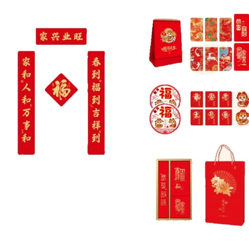 Nvzi Chinesische Neujahrsdekoration, 2025 Mond-Neujahrsdekoration, Filz, Glücksbringer, hängende Ornamente, chinesische Fu-Figuren, chinesische Paare für Frühlingsfest, Party-Dekoration, V Nvzi Chinesische Neujahrsdekoration, 2025 Mond-Neujahrsdekoration, Filz, Glücksbringer, hängende Ornamente, chinesische Fu-Figuren, chinesische Paare für Frühlingsfest, Party-Dekoration, V von Nvzi
