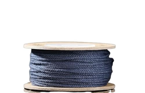 Nvzi Gedrehte Kordel, dekorative Kordel, Zierschnur, zum Basteln, 1,2 mm, 2 Stück, Dunkelblau Nvzi Gedrehte Kordel, dekorative Kordel, Zierschnur, zum Basteln, 1,2 mm, 2 Stück, Dunkelblau von Nvzi