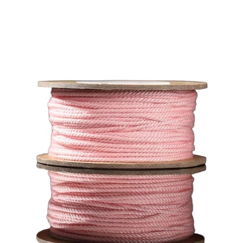 Nvzi Gedrehte Kordel, dekorative Kordel, Zierschnur, zum Basteln, 1,2 mm, 2 Stück, Rosa Nvzi Gedrehte Kordel, dekorative Kordel, Zierschnur, zum Basteln, 1,2 mm, 2 Stück, Rosa von Nvzi