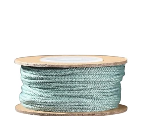 Nvzi Gedrehte Kordel, dekorative Kordel, Zierschnur zum Basteln, 1,2 mm, 2 Stück, Blaugrün Nvzi Gedrehte Kordel, dekorative Kordel, Zierschnur zum Basteln, 1,2 mm, 2 Stück, Blaugrün von Nvzi