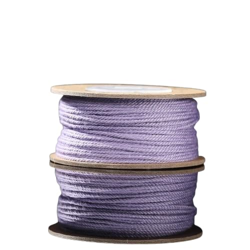 Nvzi Gedrehte Kordel, dekorative Kordel, Zierschnur zum Basteln, 1,2 mm, 2 Stück, Violett Nvzi Gedrehte Kordel, dekorative Kordel, Zierschnur zum Basteln, 1,2 mm, 2 Stück, Violett von Nvzi