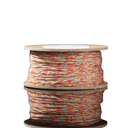 Nvzi Gedrehtes Kordelseil, dekorative Kordel, zum Basteln, 1,2 mm, 2 Stück, A03 Nvzi Gedrehtes Kordelseil, dekorative Kordel, zum Basteln, 1,2 mm, 2 Stück, A03 von Nvzi