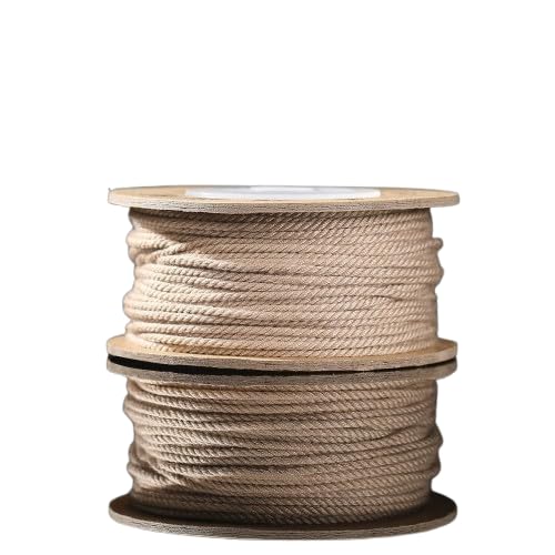 Nvzi Gedrehtes Kordelseil, dekorative Kordel, zum Basteln, 1,2 mm, 2 Stück, helles Khaki Nvzi Gedrehtes Kordelseil, dekorative Kordel, zum Basteln, 1,2 mm, 2 Stück, helles Khaki von Nvzi