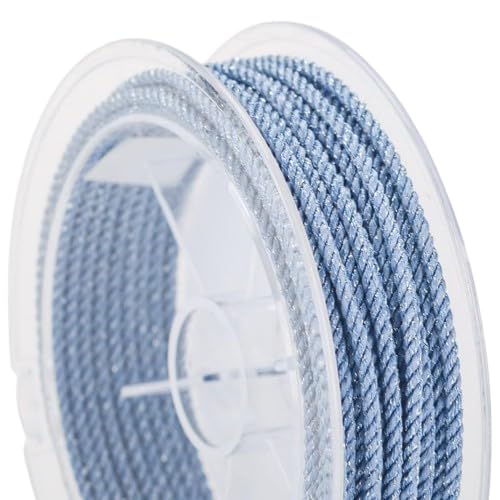 Nvzi Gedrehtes Seil, 2 mm, 4,5 m, dekorative Kordel zum Basteln, Blau Nvzi Gedrehtes Seil, 2 mm, 4,5 m, dekorative Kordel zum Basteln, Blau von Nvzi