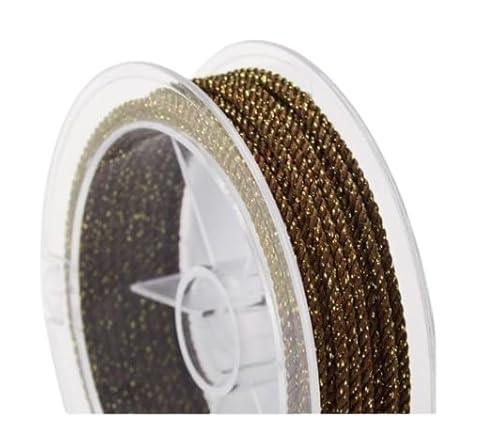 Nvzi Gedrehtes Seil, 2 mm, 4,5 m, dekorative Kordel zum Basteln, Dunkelbraun Nvzi Gedrehtes Seil, 2 mm, 4,5 m, dekorative Kordel zum Basteln, Dunkelbraun von Nvzi