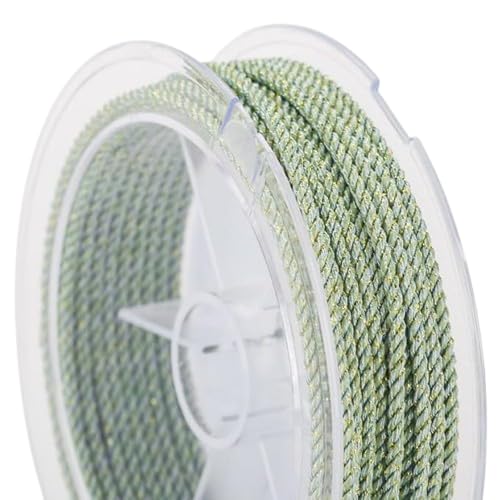 Nvzi Gedrehtes Seil, 2 mm, 4,5 m, dekorative Kordel zum Basteln, Grün Nvzi Gedrehtes Seil, 2 mm, 4,5 m, dekorative Kordel zum Basteln, Grün von Nvzi
