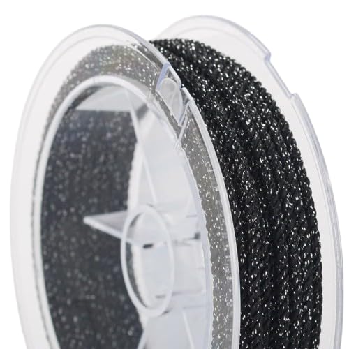 Nvzi Gedrehtes Seil, 2 mm, 4,5 m, dekorative Kordel zum Basteln, Schwarz A Nvzi Gedrehtes Seil, 2 mm, 4,5 m, dekorative Kordel zum Basteln, Schwarz A von Nvzi