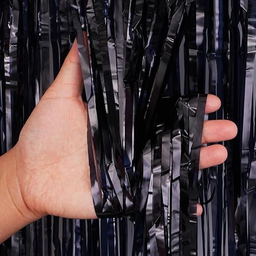 Nvzi Lametta-Fransenvorhänge, Partydekoration, Partydekoration, Tür, Wand, Luftschlangen, Foto-Hintergrund, für Geburtstag, Hochzeit, Verlobung, Brautparty, Baby-Dekoration, 99,8 x 199,9 cm, 6 Stück Nvzi Lametta-Fransenvorhänge, Partydekoration, Partydekoration, Tür, Wand, Luftschlangen, Foto-Hintergrund, für Geburtstag, Hochzeit, Verlobung, Brautparty, Baby-Dekoration, 99,8 x 199,9 cm, 6 Stück von Nvzi