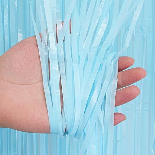 Nvzi Lametta-Fransenvorhänge, Partydekoration, Partydekoration, Tür, Wand, Luftschlangen, Foto-Hintergrund, für Geburtstag, Hochzeit, Verlobung, Brautparty, Baby-Dekoration, 99,8 x 199,9 cm, 6 Stück Nvzi Lametta-Fransenvorhänge, Partydekoration, Partydekoration, Tür, Wand, Luftschlangen, Foto-Hintergrund, für Geburtstag, Hochzeit, Verlobung, Brautparty, Baby-Dekoration, 99,8 x 199,9 cm, 6 Stück von Nvzi