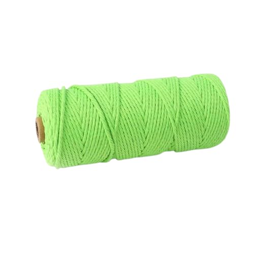Nvzi Makramee-Schnur, 2 mm x 91 m, natürliches Makramee-Baumwollseil, farbiges Makramee-Seil, weiche Baumwollkordel, Makramee-Zubehör, Bastelseil, Makramee-Garn für Pflanzenaufhänger, Wandaufhänger Nvzi Makramee-Schnur, 2 mm x 91 m, natürliches Makramee-Baumwollseil, farbiges Makramee-Seil, weiche Baumwollkordel, Makramee-Zubehör, Bastelseil, Makramee-Garn für Pflanzenaufhänger, Wandaufhänger von Nvzi