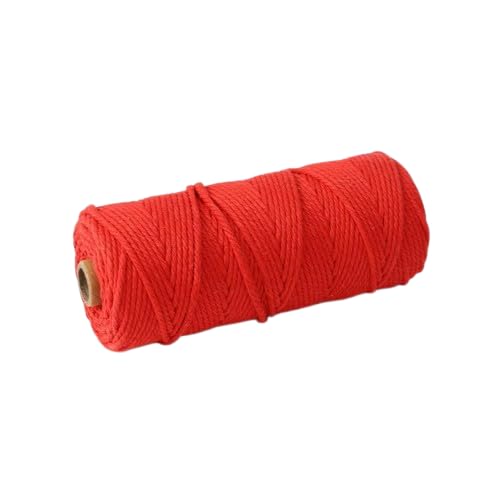Nvzi Makramee-Schnur, 2 mm x 91 m, natürliches Makramee-Baumwollseil, farbiges Makramee-Seil, weiche Baumwollkordel, Makramee-Zubehör, Bastelseil, Makramee-Garn für Pflanzenaufhänger, Wandaufhänger Nvzi Makramee-Schnur, 2 mm x 91 m, natürliches Makramee-Baumwollseil, farbiges Makramee-Seil, weiche Baumwollkordel, Makramee-Zubehör, Bastelseil, Makramee-Garn für Pflanzenaufhänger, Wandaufhänger von Nvzi