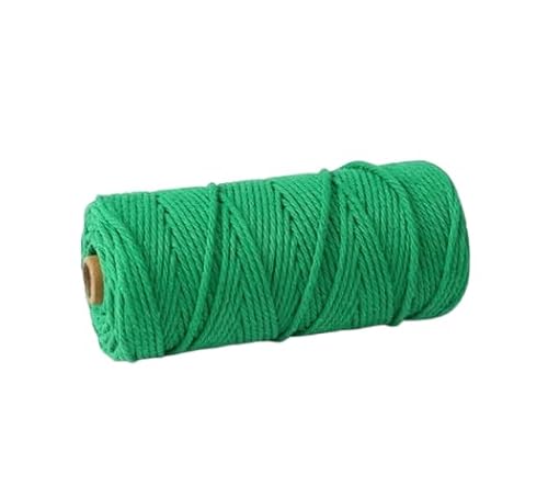 Nvzi Makramee-Schnur, 2 mm x 91 m, natürliches Makramee-Baumwollseil, farbiges Makramee-Seil, weiche Baumwollkordel, Makramee-Zubehör, Bastelseil, Makramee-Garn für Pflanzenaufhänger, Wandaufhänger Nvzi Makramee-Schnur, 2 mm x 91 m, natürliches Makramee-Baumwollseil, farbiges Makramee-Seil, weiche Baumwollkordel, Makramee-Zubehör, Bastelseil, Makramee-Garn für Pflanzenaufhänger, Wandaufhänger von Nvzi