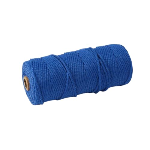 Nvzi Makramee-Schnur, 2 mm x 91 m, natürliches Makramee-Baumwollseil, farbiges Makramee-Seil, weiche Baumwollkordel, Makramee-Zubehör, Bastelseil, Makramee-Garn für Pflanzenaufhänger, Wandaufhänger Nvzi Makramee-Schnur, 2 mm x 91 m, natürliches Makramee-Baumwollseil, farbiges Makramee-Seil, weiche Baumwollkordel, Makramee-Zubehör, Bastelseil, Makramee-Garn für Pflanzenaufhänger, Wandaufhänger von Nvzi