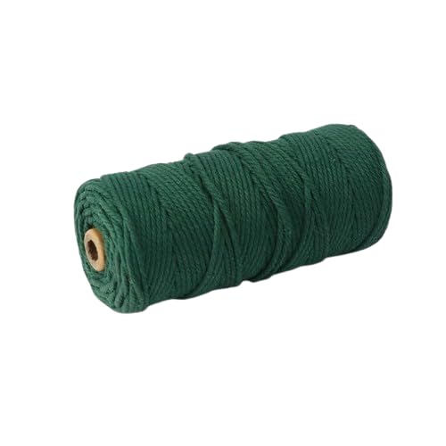 Nvzi Makramee-Schnur, 3 mm x 91 m, natürliches Makramee-Baumwollseil, farbiges Makramee-Seil, weiche Baumwollkordel, Makramee-Zubehör, Bastelseil, Makramee-Garn für Pflanzenaufhänger, Wandaufhänger Nvzi Makramee-Schnur, 3 mm x 91 m, natürliches Makramee-Baumwollseil, farbiges Makramee-Seil, weiche Baumwollkordel, Makramee-Zubehör, Bastelseil, Makramee-Garn für Pflanzenaufhänger, Wandaufhänger von Nvzi