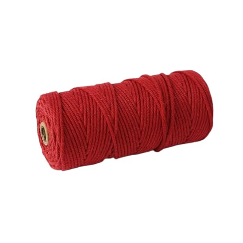 Nvzi Makramee-Schnur, 3 mm x 91 m, natürliches Makramee-Baumwollseil, farbiges Makramee-Seil, weiche Baumwollkordel, Makramee-Zubehör, Bastelseil, Makramee-Garn für Pflanzenaufhänger, Wandaufhänger Nvzi Makramee-Schnur, 3 mm x 91 m, natürliches Makramee-Baumwollseil, farbiges Makramee-Seil, weiche Baumwollkordel, Makramee-Zubehör, Bastelseil, Makramee-Garn für Pflanzenaufhänger, Wandaufhänger von Nvzi
