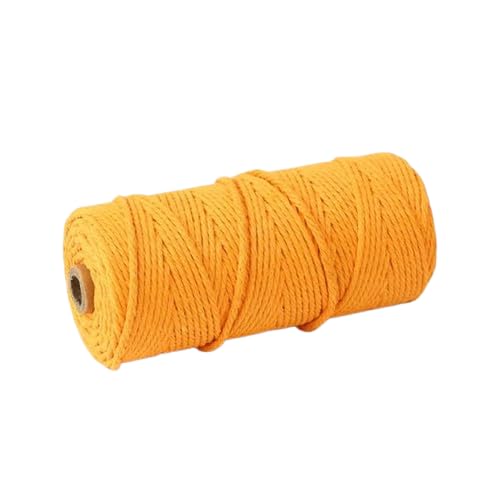 Nvzi Makramee-Schnur, 4 mm x 91 m, natürliches Makramee-Baumwollseil, farbiges Makramee-Seil, weiche Baumwollkordel, Makramee-Zubehör, Bastelseil, Makramee-Garn für Pflanzenaufhänger, Wandaufhänger Nvzi Makramee-Schnur, 4 mm x 91 m, natürliches Makramee-Baumwollseil, farbiges Makramee-Seil, weiche Baumwollkordel, Makramee-Zubehör, Bastelseil, Makramee-Garn für Pflanzenaufhänger, Wandaufhänger von Nvzi