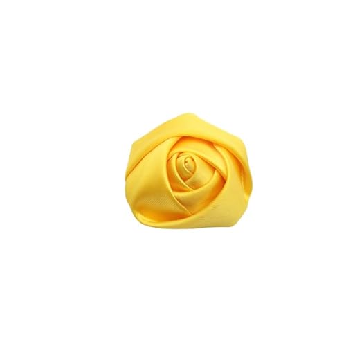 Nvzi Satinband-Rosen, handgefertigte Stoffblumen zum Basteln, Nähen, Basteln, Applikationen, Hochzeiten, Kleidung, Dekoration, Gelb, 20 Stück Nvzi Satinband-Rosen, handgefertigte Stoffblumen zum Basteln, Nähen, Basteln, Applikationen, Hochzeiten, Kleidung, Dekoration, Gelb, 20 Stück von Nvzi