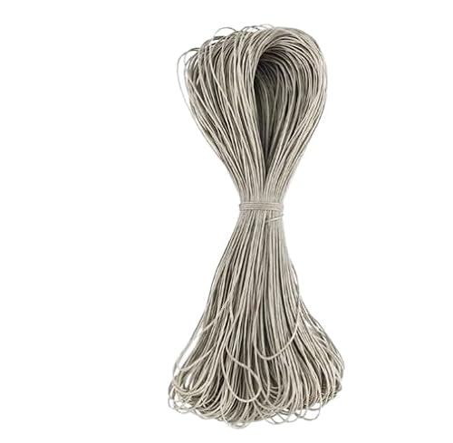 Nvzi Wachsschnur für Armbandherstellung, Gewachste Faden Armband Schnur, Gewachste Polyesterschnur Armband Seil für DIY Armbänder, Halskette, Grau Nvzi Wachsschnur für Armbandherstellung, Gewachste Faden Armband Schnur, Gewachste Polyesterschnur Armband Seil für DIY Armbänder, Halskette, Grau von Nvzi