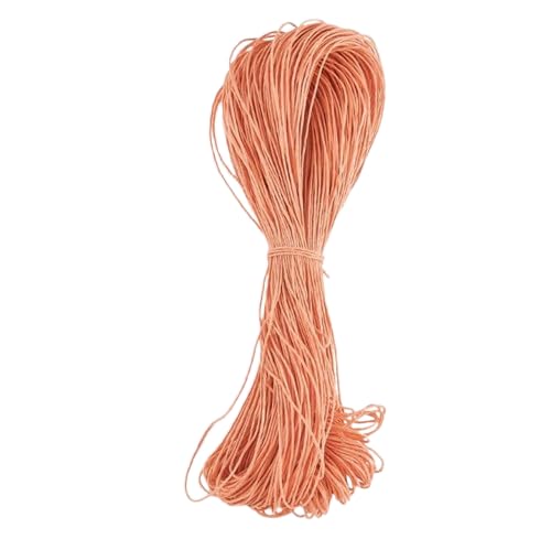 Nvzi Wachsschnur für Armbandherstellung, Gewachste Faden Armband Schnur, Gewachste Polyesterschnur Armband Seil für DIY Armbänder, Halskette, Orange Rosa Nvzi Wachsschnur für Armbandherstellung, Gewachste Faden Armband Schnur, Gewachste Polyesterschnur Armband Seil für DIY Armbänder, Halskette, Orange Rosa von Nvzi