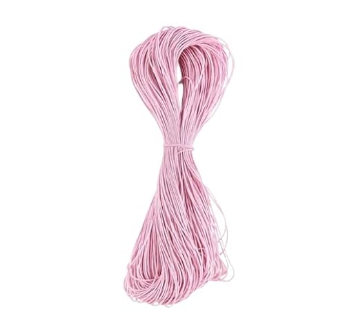 Nvzi Wachsschnur für Armbandherstellung, Gewachste Faden Armband Schnur, Gewachste Polyesterschnur Armband Seil für DIY Armbänder, Halskette, Rosa Nvzi Wachsschnur für Armbandherstellung, Gewachste Faden Armband Schnur, Gewachste Polyesterschnur Armband Seil für DIY Armbänder, Halskette, Rosa von Nvzi