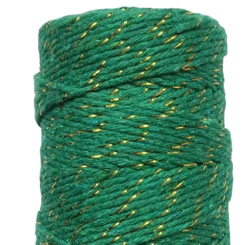 Nvzi - b 1,5 mm gedrehte Makramee-Baumwollkordel, Golddraht, Flechtgarn, Beige, zum Stricken, Basteln, Schmuckherstellung, Pflanzen-Wandaufhänger, Hausgartendekoration, Grün A Nvzi - b 1,5 mm gedrehte Makramee-Baumwollkordel, Golddraht, Flechtgarn, Beige, zum Stricken, Basteln, Schmuckherstellung, Pflanzen-Wandaufhänger, Hausgartendekoration, Grün A von Nvzi