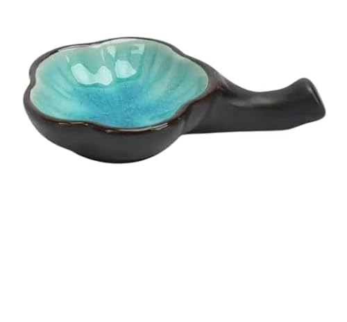 Nvzi - b Tintenscheibe, Keramik, multifunktionaler Pinselhalter, Stiftehalter, 11 cm, Blau (A26) von Nvzi