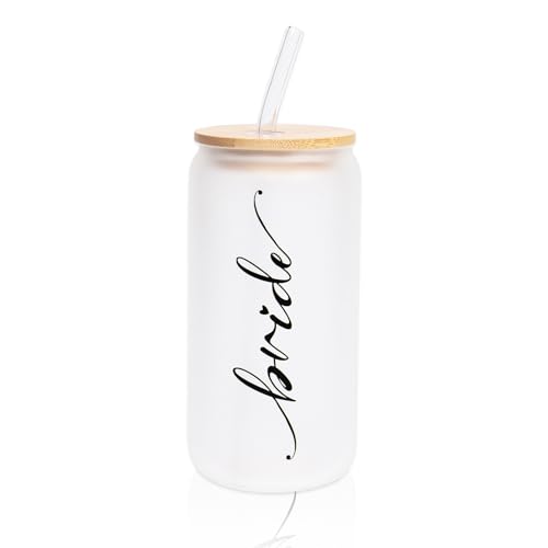 Nwvuop Geschenk für die zukünftige Braut, Brautparty, Verlobungsgeschenk für Frauen, 473 ml, Einmachglas, Junggesellinnenabschied, Geschenke für die Braut Nwvuop Geschenk für die zukünftige Braut, Brautparty, Verlobungsgeschenk für Frauen, 473 ml, Einmachglas, Junggesellinnenabschied, Geschenke für die Braut von Nwvuop