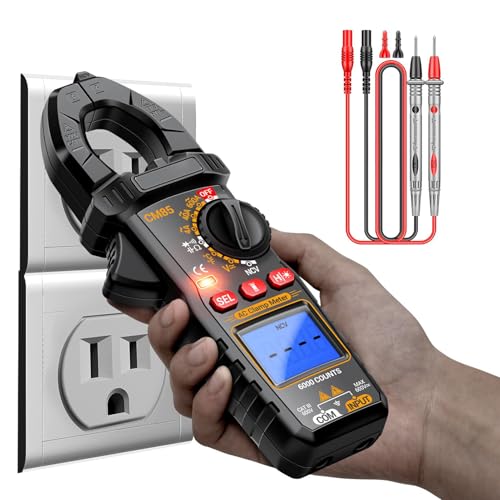 Nybhyjka Digitales Klemme Messgerät, Klemmmesser,Temperaturtester | Multifunktionales Meter mit Taschenlampenrückbeleuchtung 6000 Zählungen für DC/Wechselstromspannungskapazitätswiderstandsmessung Nybhyjka Digitales Klemme Messgerät, Klemmmesser,Temperaturtester | Multifunktionales Meter mit Taschenlampenrückbeleuchtung 6000 Zählungen für DC/Wechselstromspannungskapazitätswiderstandsmessung von Nybhyjka
