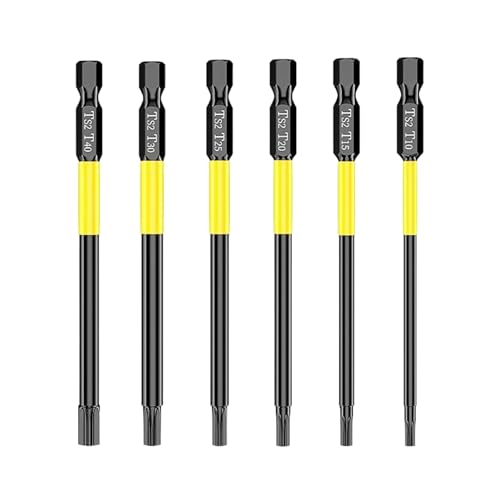 Nybhyjka Magnet-Bits,7-teiliger Schraubendreher Bohrersatz - Rutschfester Adapterantrieb Präzisionsschlüssel Für Holzwerken Metallbau Nybhyjka Magnet-Bits,7-teiliger Schraubendreher Bohrersatz - Rutschfester Adapterantrieb Präzisionsschlüssel Für Holzwerken Metallbau von Nybhyjka
