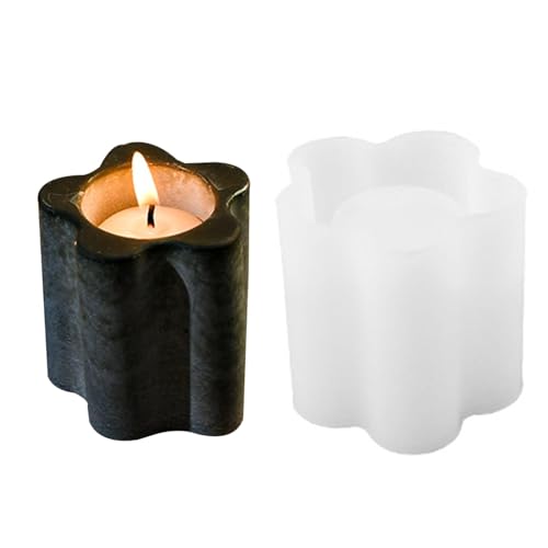Nybhyjka Silikon-Süßigkeitsform, Silikon-Kerzenform | Weiche Gipsform - Kerzenformen in Pflaumenblütenform für die Kerzenherstellung, 3D-Süßigkeitskerzenform, Epoxidharz-Gussformen von Nybhyjka