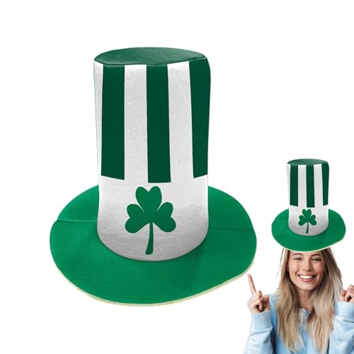 Nybhyjka St. Patricks Day Hut – Zylinderhut, irische Kopfbedeckung, Kleeblatt, Foto-Requisiten, Partyzubehör, grüne Baumspitze, Kostümzubehör für Erwachsene und Jugendliche Nybhyjka St. Patricks Day Hut – Zylinderhut, irische Kopfbedeckung, Kleeblatt, Foto-Requisiten, Partyzubehör, grüne Baumspitze, Kostümzubehör für Erwachsene und Jugendliche von Nybhyjka